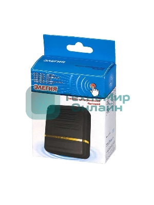 Звонок дверной проводной Элегия соловей 220В 80-90дБА черный/серебристый Тритон ЭС-05