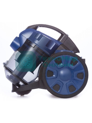 Пылесос SUPRA VCS-1832 синий, 360/1800 Вт, уборка сухая, пылесборник контейнер 2 л