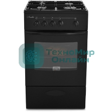 Плита газовая Лысьва ГП 400 МС СТ-2у черный, конфорок 4 шт, духовка 57 л, 50 см x 85 см x 60 см (без крышки)