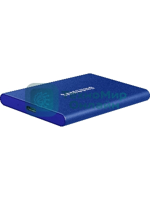 Внешний SSD Samsung T7, 1TB, USB 3.2 Gen 2 Type-C, R/W 1050/1000, синий