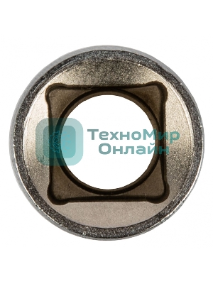 Головка торцевая Matrix, 12 мм, 6-гранная, CrV, под квадрат 1/2