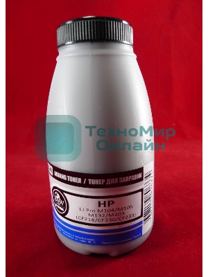 Тонер HP LJ Pro M104/M106/M132/M203 (CF218/CF230/CF233) (для оригинальных картриджей) (фл. 70г) B&W Premium фас. Россия