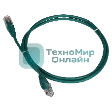 Патч-корд LANMASTER TWT UTP cat.5e, с заливными колпачками, 1.0 м, зеленый