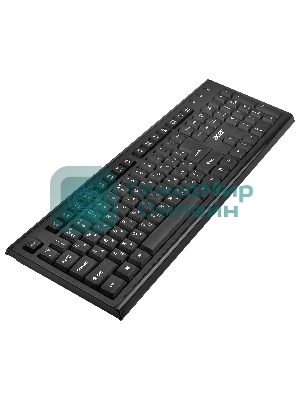 Комплект клавиатура+мышь Acer OKR120 беспроводной, USB, 1600 DPI, чёрный