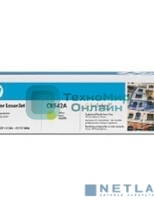 Картридж лазерный HP CB542A желтый LJ P1215/1515 (1400 стр.)