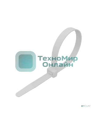 Стяжка нейлоновая морозостойкая Rexant 300x3,6 мм, белая (100 шт/уп)