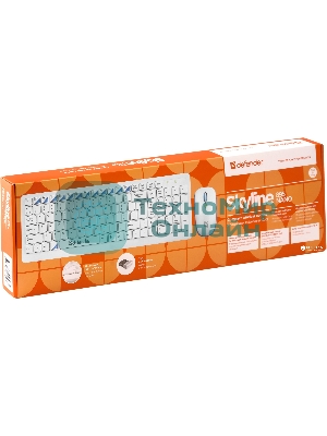 Комплект клавиатура+мышь Defender Skyline 895 беспроводной, USB, 2000 DPI, белый