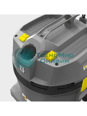 Пылесос Karcher NT 22/1 Ap L серый, 1300 Вт, уборка влажная и сухая, пылесборник мешок 22 л