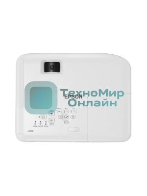 Проектор Epson EB-E01 белый (LCD, 1024 x768, 3300Lm, 15000:1, 2.4 kg) (V11H971040)