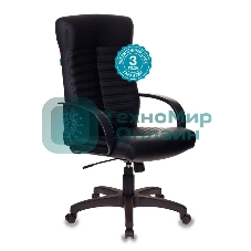 Кресло Бюрократ KB-10LITE/BLACK черный, экокожа