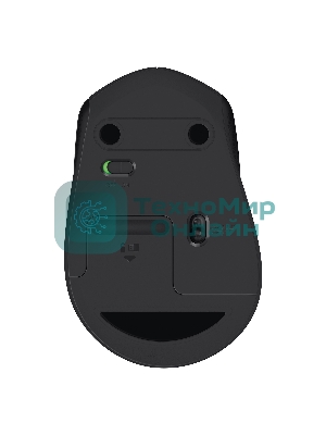 Мышь беспроводная Logitech M330 SILENT PLUS черный, 1000 dpi, радиоканал, USB, кнопки - 3