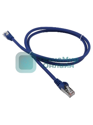 Патч-корд LANMASTER LSZH FTP cat.5e, 5.0 м, синий