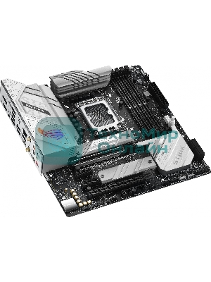Материнская плата ASUS ROG STRIX B760-G GAMING WIFI, LGA 1700, Intel B760, 4xDDR5, 4xSATA, 2xM.2, 1xPCIe 5.0 x16, 1xPCIe 4.0 x4, 1xHDMI, 1xDP, 1x 2.5Gb LAN, 1xUSB-A 3.2 Gen 2, 2xUSB-A 3.2 Gen 1, 4xUSB-A 2.0, 1xUSB-C 3.2 Gen 1, 1xUSB-C 3.2 Gen 2x2, 5x3.5 мм, 7.1, mATX