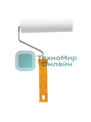 Валик в сборе Matrix велюр, 180 мм, ворс 4 мм, D 36 мм, D ручки 6 мм