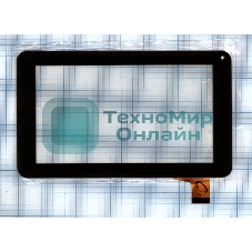 Сенсорное стекло (тачскрин) FM700405KD, черное