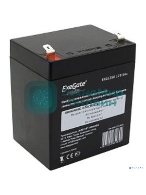Батарея для ИБП ExeGate EP211732RUS HR 12-5/EXG1250 (12V 5Ah 1221W), клеммы F2