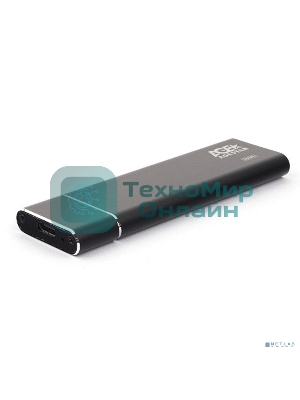 Внешний корпус AgeStar USB 3.1 Type-C M.2 NVME (M-key) AgeStar 31UBNV5C черный, алюминий, черный