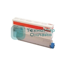 Картридж лазерный Oki C823 голубой 7К