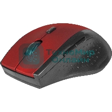 Мышь беспроводная Defender Accura MM-365 красный, 1600 dpi, радиоканал, USB, кнопки - 6