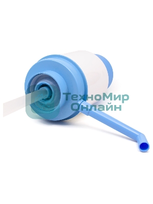 Помпа для 19л бутыли Aqua Work Дельфин Квик механический голубой/белый