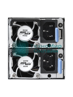 Блок питания серверный 2U Redundant 2x800W ExeGate EX292322RUS Industrial-RTS800 (APFC, КПД 94% (80 PLUS Platinum), 4 см fan, 24pin, 2x(4+4)pin, 2PCIe, 2SATA, 6IDE, Cable Management)