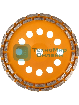 Чашка алмазная зачистная 230мм двухрядная Вихрь 73/10/3/8