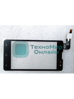 Сенсорное стекло (тачскрин) T399 VER1.2 для DNS S4003, черное