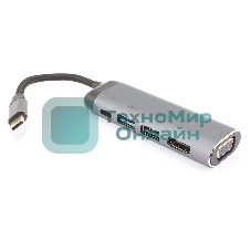 Кабель Type-C на VGA + HDMI + USB 3.1 + Type C + PD + USB 2.0