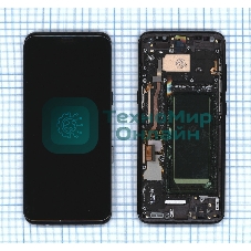 Дисплей для Samsung Galaxy S8 SM-G950F в сборе с тачскрином и рамкой OLED черный