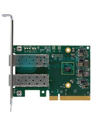Сетевая карта ConnectX-6 Lx EN adapter card, 25GbE, Dual-port SFP28, PCIe 4.0 x8, No Crypto, Tall Bracket