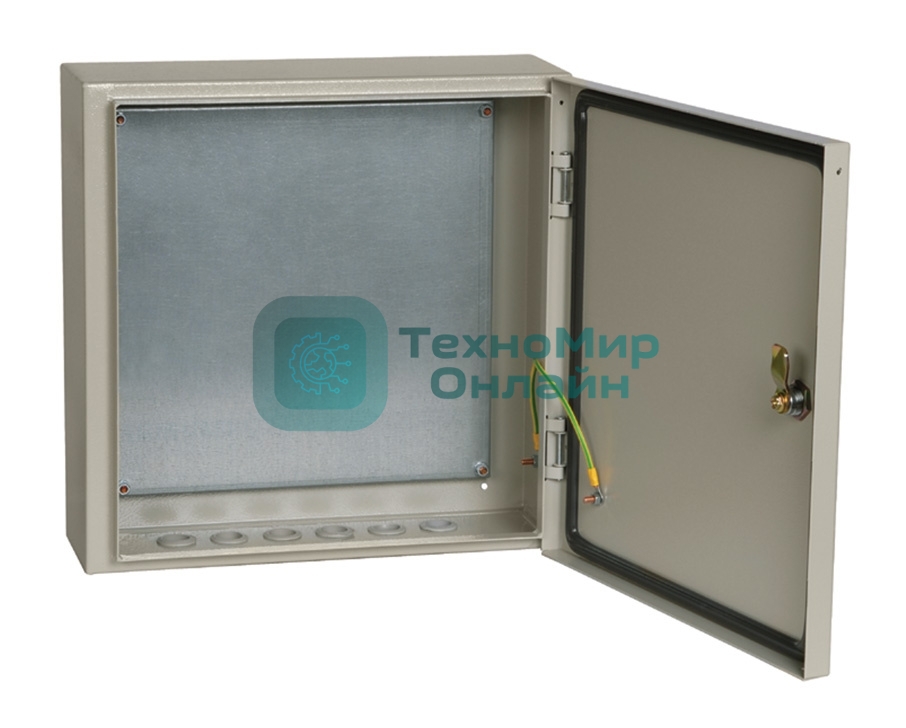 Корпус металлический ЩМП-4.4.1-0 74 У2 IP54 IEK YKM40-441-54 размеры 400х400х150 мм