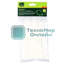 Хомуты Сибртех, 150 х 3,6 мм, пластиковые, белые, 100 шт.