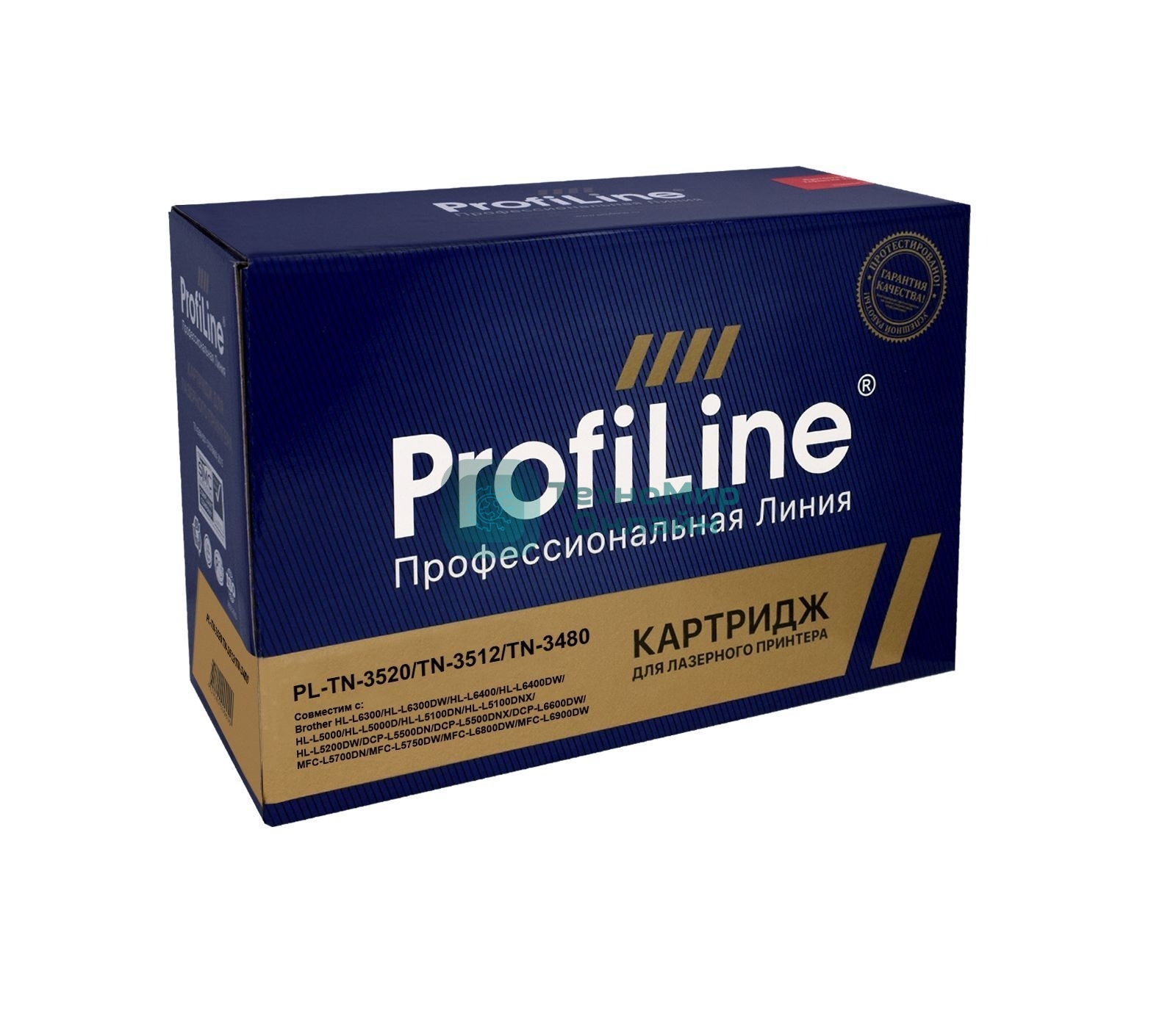 Картридж лазерный ProfiLine PL-TN-3520/TN-3512/TN-3480 для принтеров Brother HL-L6300/HL-L6300DW/HL-L6400/HL-L6400DW/HL-L5000/HL-L5000D/HL-L5100DN/HL-L5100DNX/HL-L5200DW/DCP-L5500DN/DCP-L5500DNX/DCP-L6600DW/MFC-L5700DN/MFC-L5750DW/MFC-L6800DW/MFC-L6900DW 20000 копий