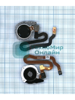 Кнопка HOME в сборе с механизмом и шлейфом для Huawei Honor 8, черная