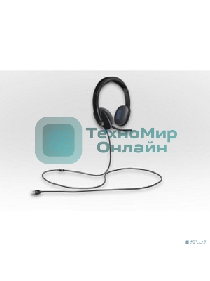 Гарнитура Logitech USB Headset H540 чёрный, проводная, USB