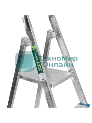 Стремянка Сибртех 5 ступеней, стальная, оцинкованная