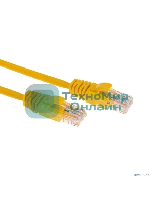 Патч-корд U/UTP Rexant cat.5e, RJ45-RJ45, 26AWG, ZH нг(А)-HF, желтый, 5 м