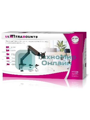 Кронштейн для мониторов Ultramounts UM732BR коричневый 17