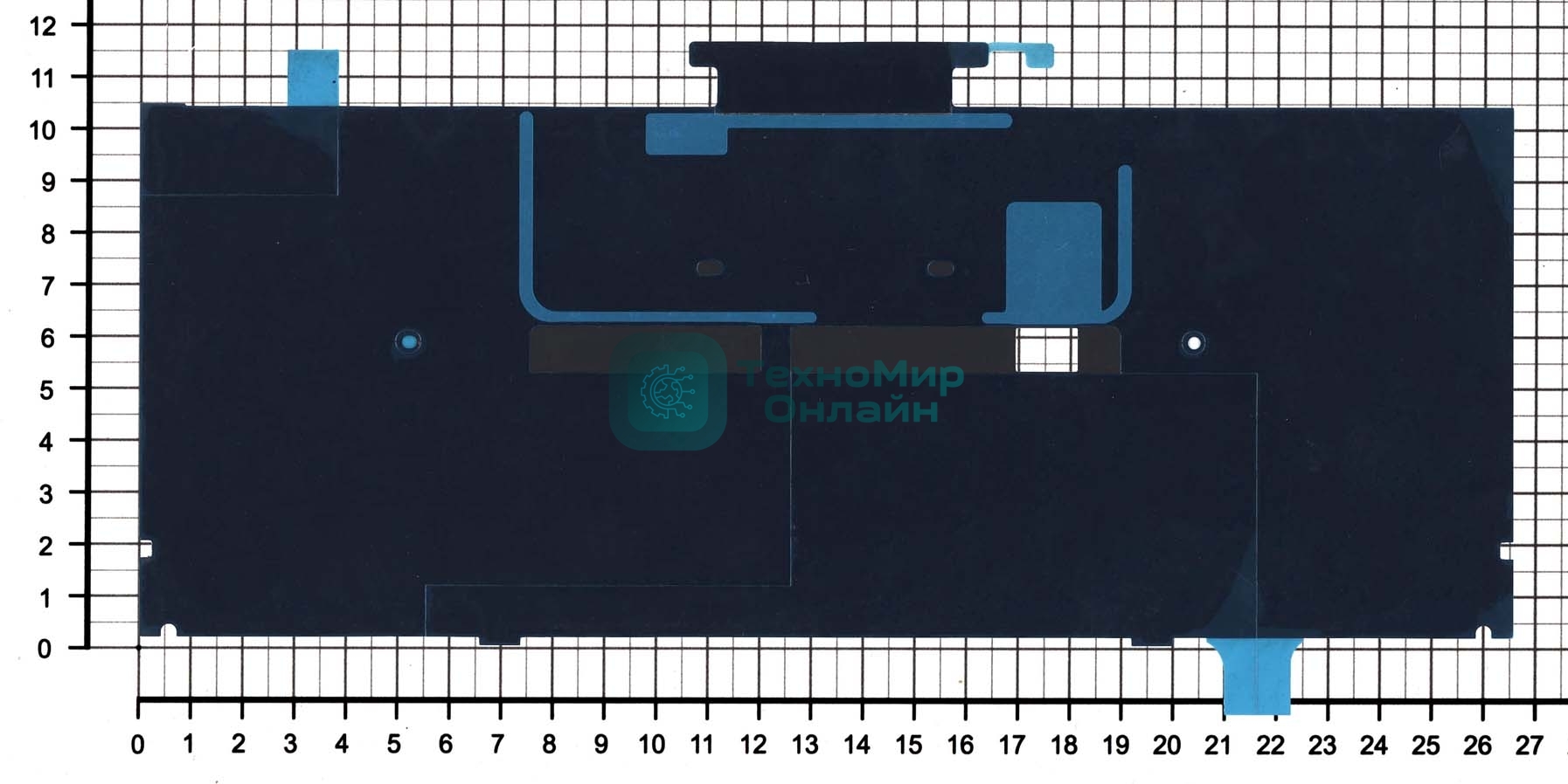 Подложка для клавиатуры Apple MacBook Pro Retina 13