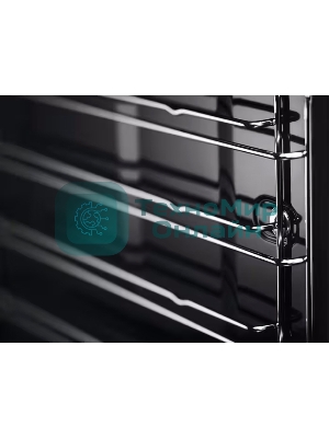 Встраиваемый духовой шкаф Electrolux EOF5H50BX, Электрический духовой шкаф с конвекцией, приготовление на пару, объем 65 л, 8 режимов, очистка каталитическая, 2 стекла в дверце, направляющие проволочные, нержавеющая сталь