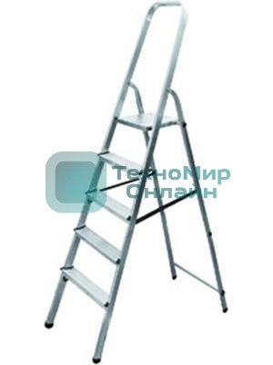 Стремянка Сибртех ступеней алюминиевая