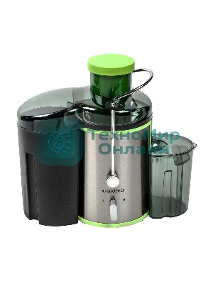 Соковыжималка Endever Sigma 75 серебристый, центробежная, 400 Вт, 450 мл, электронное