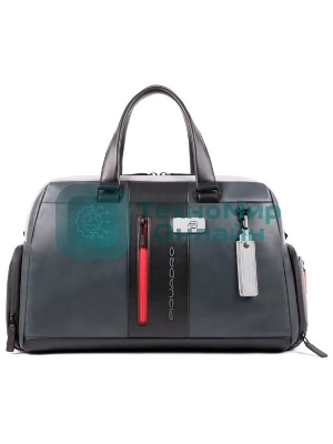 Сумка дорожная Piquadro Urban BV4447UB00/GRN серый/черный натур.кожа