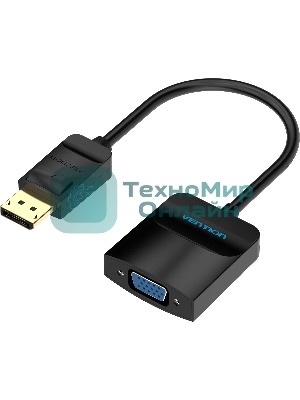 Адаптер-переходник Vention DisplayPort 20M > VGA 15F
