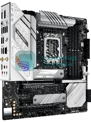 Материнская плата ASUS ROG STRIX B760-G GAMING WIFI, LGA 1700, Intel B760, 4xDDR5, 4xSATA, 2xM.2, 1xPCIe 5.0 x16, 1xPCIe 4.0 x4, 1xHDMI, 1xDP, 1x 2.5Gb LAN, 1xUSB-A 3.2 Gen 2, 2xUSB-A 3.2 Gen 1, 4xUSB-A 2.0, 1xUSB-C 3.2 Gen 1, 1xUSB-C 3.2 Gen 2x2, 5x3.5 мм, 7.1, mATX