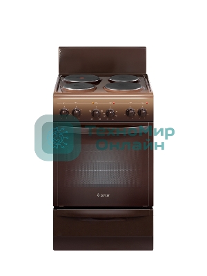 Плита электрическая Gefest 5140-01 0036 коричневый, конфорок 4 электрических, духовка 55 л, 50 см x 85 см x 58.5 см