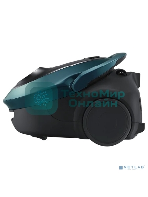 Пылесос Samsung VC20M2540JN/EV черный/зеленый, 460/2000 Вт, уборка сухая, пылесборник мешок 2.5 л