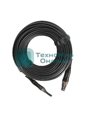 Активный оптический кабель HDMI 19M/M,ver. 2.0, 4K@60 Hz 40m VCOM