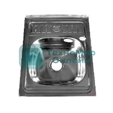 Мойка FABIA 62272 60х50 наклад 0.6 мм + большой сифон с переливом накладная, толщина 0,6 мм глубина 160 мм + большой сифон с переливом