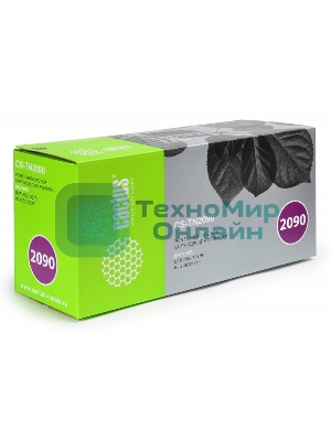 Картридж лазерный Cactus CS-TN2090 черный (1000 стр.) для Brother HL-2130R/DCP-7057